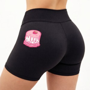 Women’s High Waist Shorts (Black)