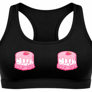Strawberry Drip Deluxe Sports Bra