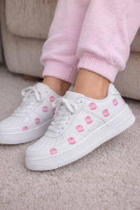 Strawberry Drip Low-Top Sneakers